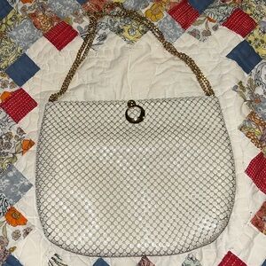 80s Whiting & Davis mesh purse clutch evening bag